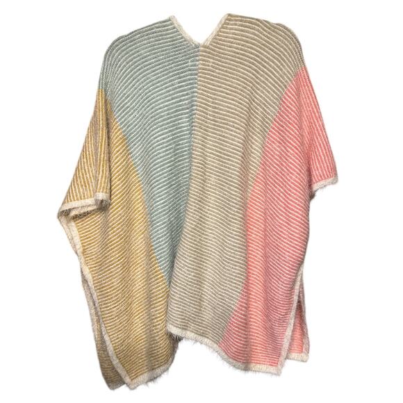 House of Harlow 1960 Rainbow Mohair Cardigan Wrap - Picture 2 of 5